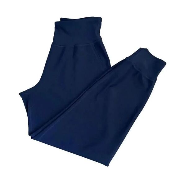 Old Navy Active Women’s Powersoft Navy High Waist Stretchy Yoga SZ M # 1155 - Picture 7 of 13